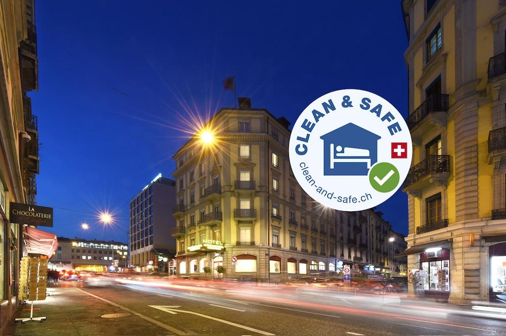 Hotel International & Terminus Женева Экстерьер фото