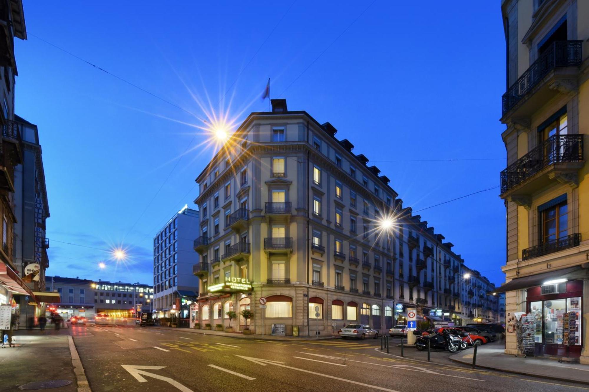 Hotel International & Terminus Женева Экстерьер фото